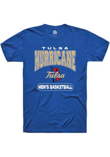 Tulsa Golden Hurricane Blue Summit Sportswear Basketball Short Sleeve T Shirt