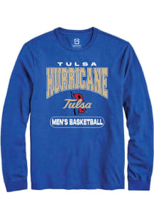 Mens Tulsa Golden Hurricane Blue Summit Sportswear Basketball Tee