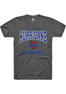 Tulsa Golden Hurricane Grey Summit Sportswear Basketball Short Sleeve T Shirt