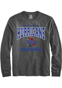 Mens Tulsa Golden Hurricane Grey Summit Sportswear Basketball Tee