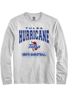 Mens Tulsa Golden Hurricane White Summit Sportswear Basketball Tee