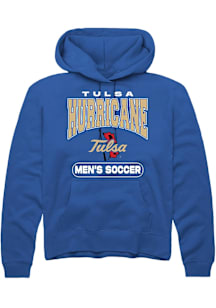 Summit Sportswear Tulsa Golden Hurricane Mens Blue Soccer Long Sleeve Hoodie