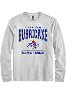 Summit Sportswear Tulsa Golden Hurricane White Tennis Long Sleeve T Shirt
