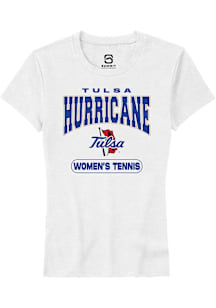 Summit Sportswear Tulsa Golden Hurricane Womens White Women's Tennis Short Sleeve T-Shirt