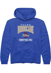 Youth Tulsa Golden Hurricane Blue Rally Women's Track &amp; Field Long Sleeve Hooded Sweatshirt