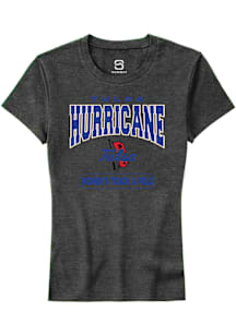 Summit Sportswear Tulsa Golden Hurricane Womens Grey Women's Track & Field Short Sleeve T-Shirt