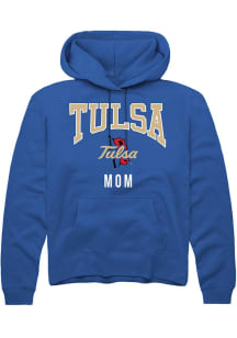 Mens Tulsa Golden Hurricane Blue Summit Sportswear Mom Hooded Sweatshirt