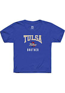 Summit Sportswear Tulsa Golden Hurricane Youth Blue Brother Short Sleeve T-Shirt