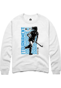 Mens Big Ten White Rally Field Hockey Championship Crew Sweatshirt