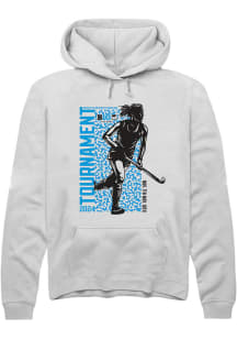 Mens Big Ten White Rally Field Hockey Championship Hooded Sweatshirt