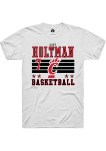 Abby Holtman White Cincinnati Bearcats NIL Striped Short Sleeve T Shirt