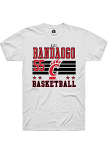 Aziz Bandaogo White Cincinnati Bearcats NIL Striped Short Sleeve T Shirt