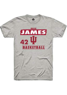 Dallas James Ash Indiana Hoosiers NIL Striped Short Sleeve T Shirt
