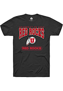 Rally Utah Utes Black Gymnastics Short Sleeve T Shirt