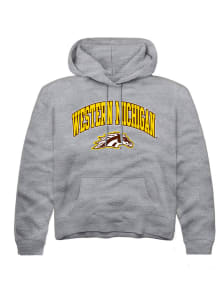 Rally Western Michigan Broncos Youth Grey Arch Logo Long Sleeve Hoodie