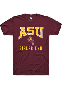Rally Arizona State Sun Devils Maroon Girlfriend Short Sleeve T Shirt