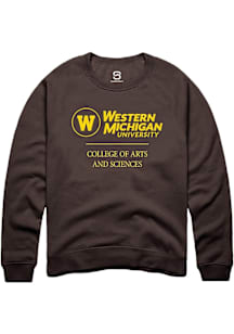 Summit Sportswear Western Michigan Broncos Mens Brown College of Arts and Sciences Logo Long Sleev..