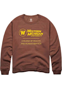 Summit Sportswear Western Michigan Broncos Mens Brown College of Health and Human Services Long Sl..
