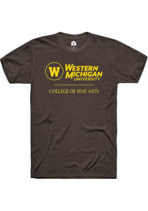 Rally Western Michigan Broncos Brown College of Fine Arts Short Sleeve T Shirt