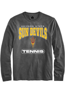 Rally Arizona State Sun Devils Charcoal Tennis Long Sleeve T Shirt