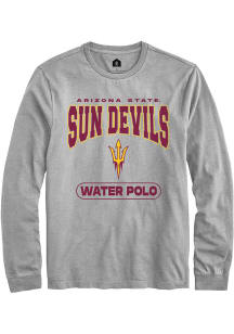 Rally Arizona State Sun Devils Grey Water Polo Long Sleeve T Shirt