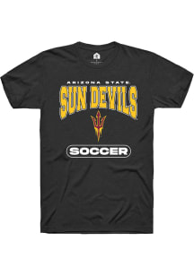 Rally Arizona State Sun Devils Black Soccer Short Sleeve T Shirt