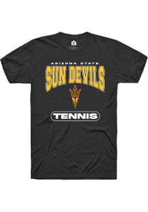 Rally Arizona State Sun Devils Black Tennis Short Sleeve T Shirt