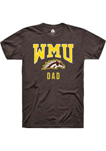 Rally Western Michigan Broncos Brown Dad Short Sleeve T Shirt