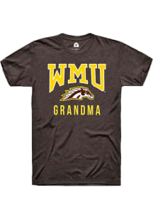 Rally Western Michigan Broncos Brown Grandma Logo Short Sleeve T Shirt