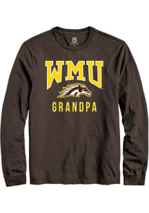 Mens Western Michigan Broncos Brown Summit Sportswear Grandpa Tee