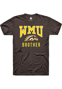 Rally Western Michigan Broncos Brown Brother Logo Short Sleeve T Shirt