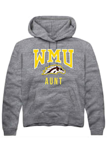 Summit Sportswear Western Michigan Broncos Mens Grey Aunt Long Sleeve Hoodie