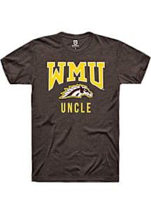 Summit Sportswear Western Michigan Broncos Brown Uncle Logo Short Sleeve T Shirt