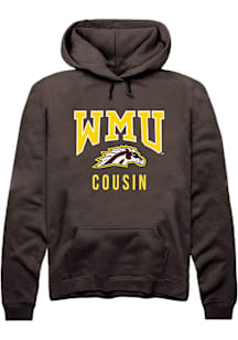 Summit Sportswear Western Michigan Broncos Mens Brown Cousin Long Sleeve Hoodie