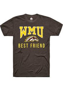 Rally Western Michigan Broncos Brown Best Friend Short Sleeve T Shirt