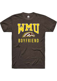Rally Western Michigan Broncos Brown Boyfriend Short Sleeve T Shirt
