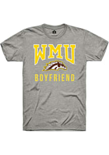 Rally Western Michigan Broncos Grey Boyfriend Short Sleeve T Shirt