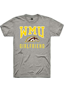 Rally Western Michigan Broncos Grey Girlfriend Short Sleeve T Shirt