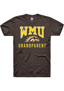 Rally Western Michigan Broncos Brown Grandparent Short Sleeve T Shirt