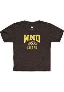 Rally Western Michigan Broncos Youth Brown Sister Short Sleeve T-Shirt