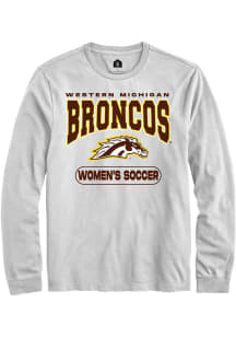 Rally Western Michigan Broncos White Womens Soccer Long Sleeve T Shirt