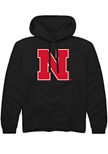 Summit Sportswear Nebraska Cornhuskers Youth Black Primary Logo Long Sleeve Hoodie