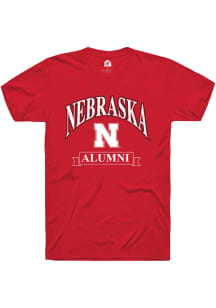 Nebraska Cornhuskers Red Rally Alumni Banner Short Sleeve T Shirt
