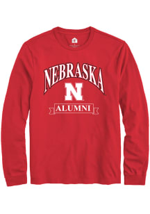 Rally Nebraska Cornhuskers Red Alumni Banner Long Sleeve T Shirt