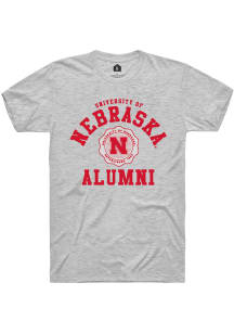 Rally Nebraska Cornhuskers White Alumni Arch Short Sleeve T Shirt