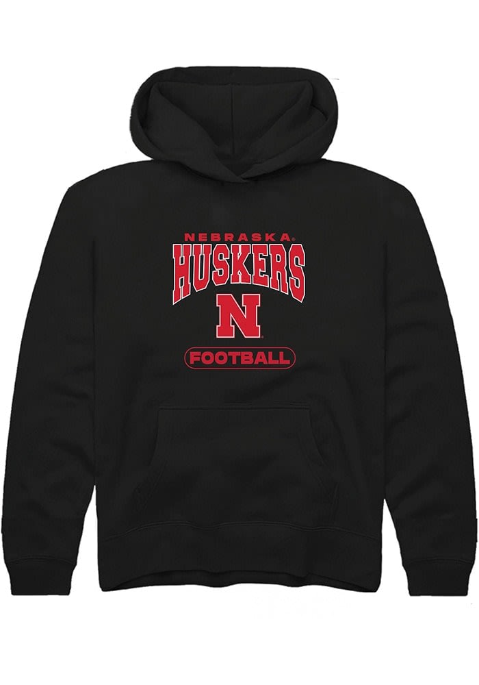 【DISCERNMENT】NEBRASKA letter over hoody Summit Sportswear Nebraska Cornhuskers Mens GREY Dad Hoodie