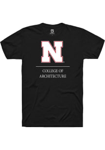 Nebraska Cornhuskers Black Summit Sportswear College of Architecture Short Sleeve T Shirt