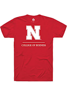 Rally Nebraska Cornhuskers Red College of Business Short Sleeve T Shirt