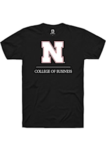 Summit Sportswear Nebraska Cornhuskers Black College of Business Short Sleeve T Shirt