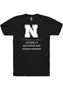 Summit Sportswear Nebraska Cornhuskers Black College of Education and Human Sciences Short Sleeve..